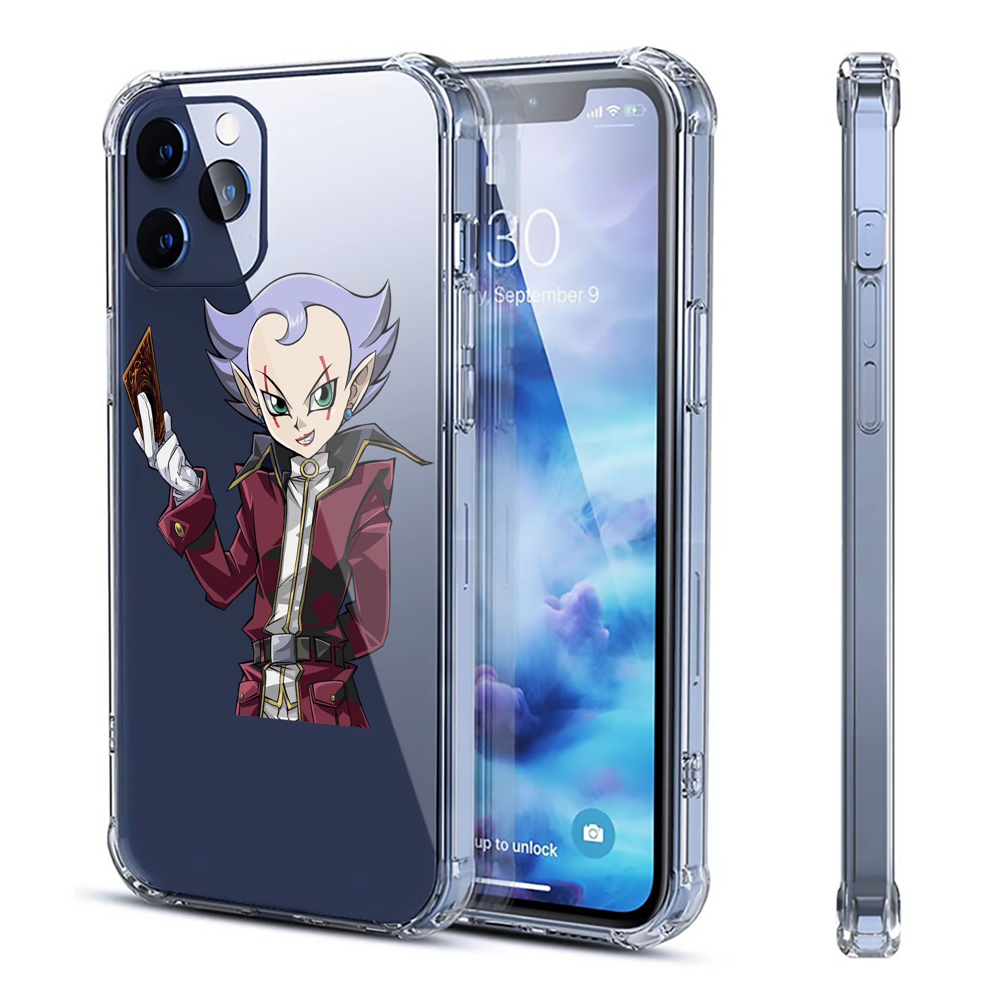 （画像用） 遊☆戯☆王 Yu-Gi-Oh! 【iPhone 12シリーズ対応】透明スマホケース（クリアソフトケース）